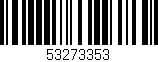 Código de barras (EAN, GTIN, SKU, ISBN): '53273353'