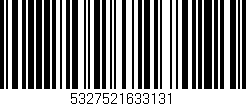 Código de barras (EAN, GTIN, SKU, ISBN): '5327521633131'