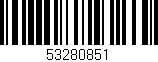 Código de barras (EAN, GTIN, SKU, ISBN): '53280851'