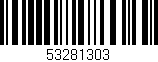 Código de barras (EAN, GTIN, SKU, ISBN): '53281303'