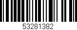 Código de barras (EAN, GTIN, SKU, ISBN): '53281382'