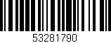 Código de barras (EAN, GTIN, SKU, ISBN): '53281790'