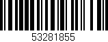 Código de barras (EAN, GTIN, SKU, ISBN): '53281855'