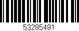 Código de barras (EAN, GTIN, SKU, ISBN): '53285491'