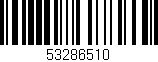 Código de barras (EAN, GTIN, SKU, ISBN): '53286510'