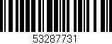Código de barras (EAN, GTIN, SKU, ISBN): '53287731'
