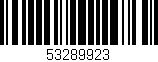 Código de barras (EAN, GTIN, SKU, ISBN): '53289923'