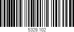 Código de barras (EAN, GTIN, SKU, ISBN): '5329.102'