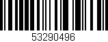 Código de barras (EAN, GTIN, SKU, ISBN): '53290496'