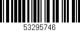 Código de barras (EAN, GTIN, SKU, ISBN): '53295746'