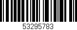Código de barras (EAN, GTIN, SKU, ISBN): '53295783'