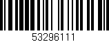Código de barras (EAN, GTIN, SKU, ISBN): '53296111'