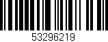 Código de barras (EAN, GTIN, SKU, ISBN): '53296219'