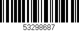 Código de barras (EAN, GTIN, SKU, ISBN): '53298687'