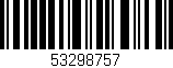 Código de barras (EAN, GTIN, SKU, ISBN): '53298757'