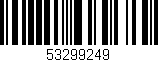 Código de barras (EAN, GTIN, SKU, ISBN): '53299249'