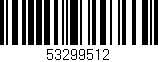 Código de barras (EAN, GTIN, SKU, ISBN): '53299512'