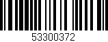 Código de barras (EAN, GTIN, SKU, ISBN): '53300372'