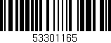 Código de barras (EAN, GTIN, SKU, ISBN): '53301165'