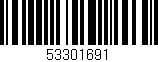 Código de barras (EAN, GTIN, SKU, ISBN): '53301691'