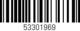 Código de barras (EAN, GTIN, SKU, ISBN): '53301969'