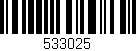 Código de barras (EAN, GTIN, SKU, ISBN): '533025'