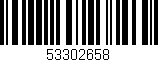Código de barras (EAN, GTIN, SKU, ISBN): '53302658'