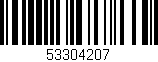 Código de barras (EAN, GTIN, SKU, ISBN): '53304207'