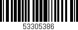 Código de barras (EAN, GTIN, SKU, ISBN): '53305386'