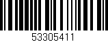 Código de barras (EAN, GTIN, SKU, ISBN): '53305411'