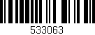 Código de barras (EAN, GTIN, SKU, ISBN): '533063'