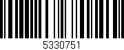Código de barras (EAN, GTIN, SKU, ISBN): '5330751'