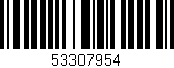 Código de barras (EAN, GTIN, SKU, ISBN): '53307954'