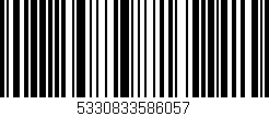 Código de barras (EAN, GTIN, SKU, ISBN): '5330833586057'