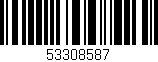 Código de barras (EAN, GTIN, SKU, ISBN): '53308587'