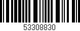Código de barras (EAN, GTIN, SKU, ISBN): '53308830'