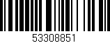 Código de barras (EAN, GTIN, SKU, ISBN): '53308851'