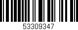 Código de barras (EAN, GTIN, SKU, ISBN): '53309347'