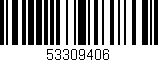 Código de barras (EAN, GTIN, SKU, ISBN): '53309406'
