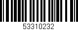 Código de barras (EAN, GTIN, SKU, ISBN): '53310232'
