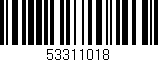 Código de barras (EAN, GTIN, SKU, ISBN): '53311018'