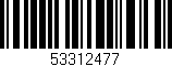 Código de barras (EAN, GTIN, SKU, ISBN): '53312477'