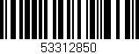 Código de barras (EAN, GTIN, SKU, ISBN): '53312850'