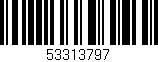Código de barras (EAN, GTIN, SKU, ISBN): '53313797'