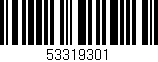 Código de barras (EAN, GTIN, SKU, ISBN): '53319301'