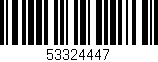 Código de barras (EAN, GTIN, SKU, ISBN): '53324447'