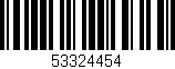 Código de barras (EAN, GTIN, SKU, ISBN): '53324454'