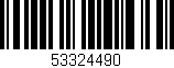 Código de barras (EAN, GTIN, SKU, ISBN): '53324490'
