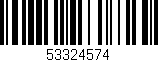 Código de barras (EAN, GTIN, SKU, ISBN): '53324574'