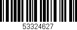 Código de barras (EAN, GTIN, SKU, ISBN): '53324627'